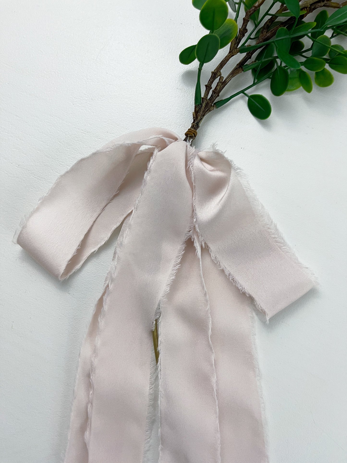 Lavender Cherry Blossom Spring Hoop Wreath