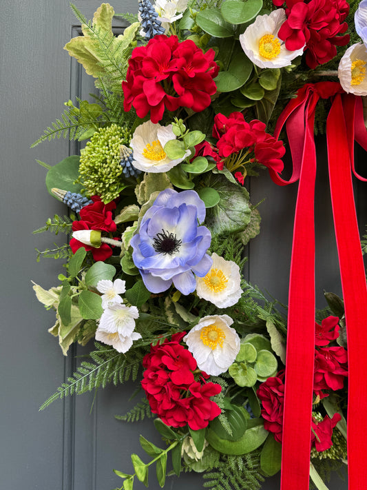 Americana Garden Wreath