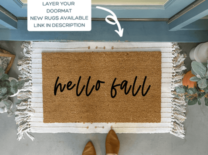 Hello Fall Door Mat
