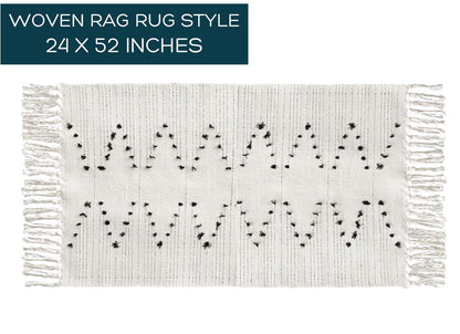 Extra Long Boho Style Accent Rug