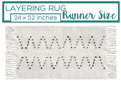 Extra Long Boho Style Accent Rug