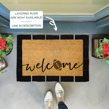 Football Coir Doormat