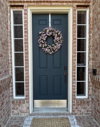 Lavender Cherry Blossom Spring Wreath