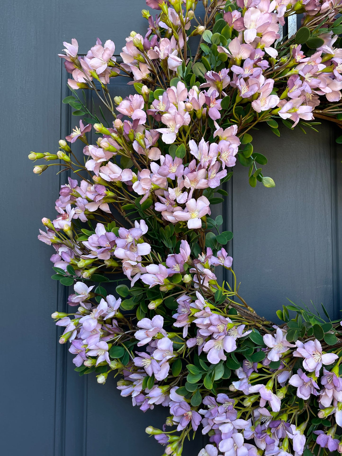 Spring Lavender Blossom Wreath