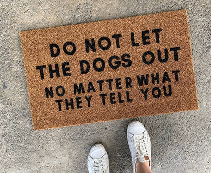 Funny Dog Welcome Mat
