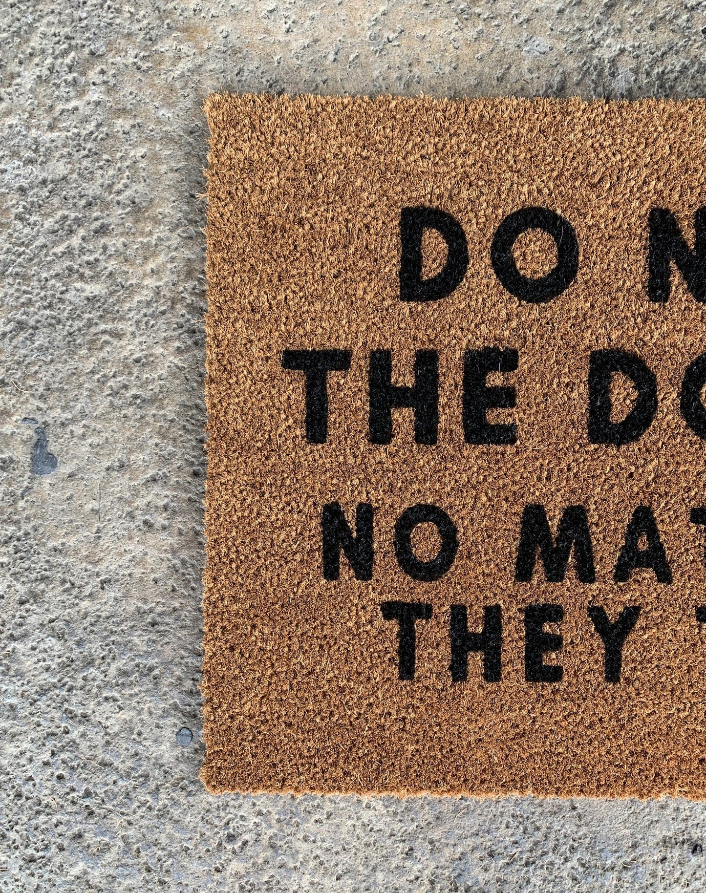 Funny Dog Welcome Mat