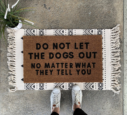 Funny Dog Welcome Mat
