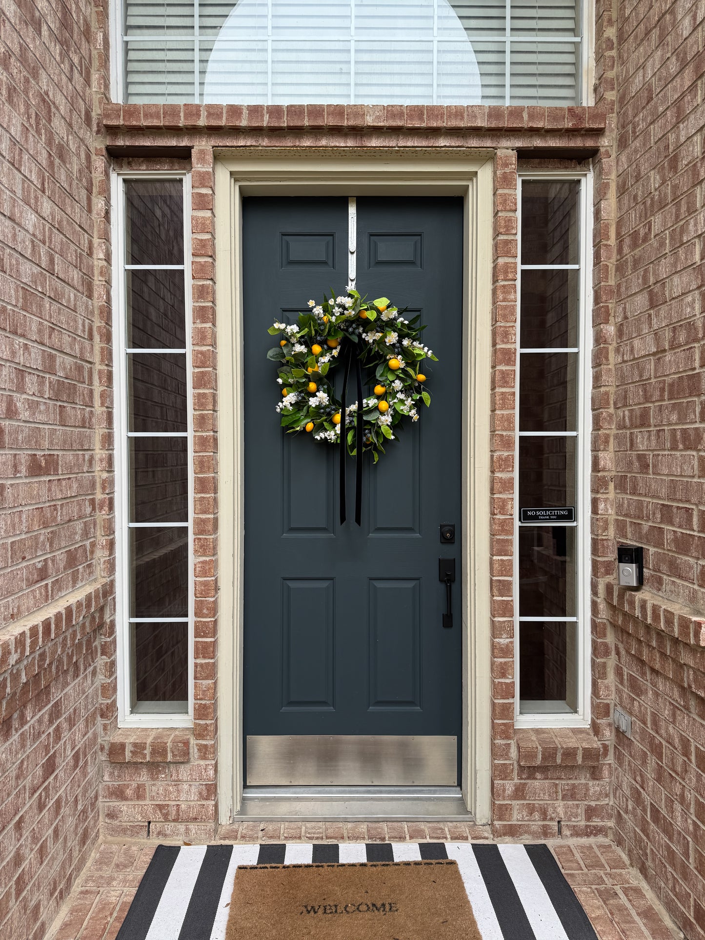 Lemon Blueberry Wreath