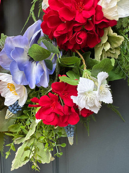 Americana Garden Wreath