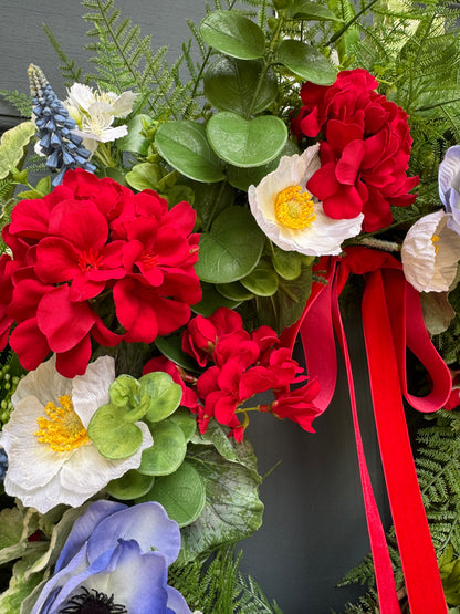 Americana Garden Wreath