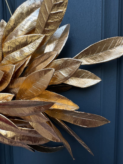 Gold Laurel Patriotic Wreath