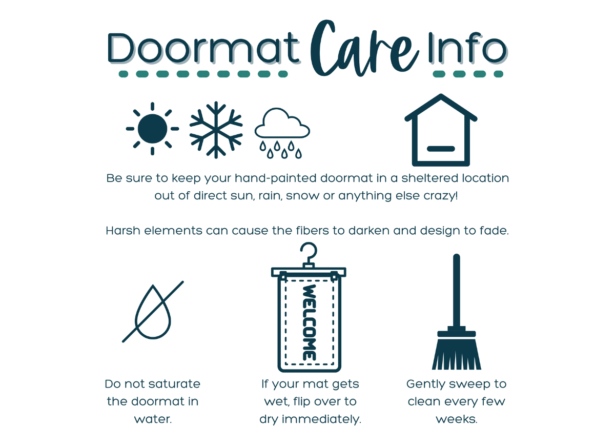 Football Coir Doormat