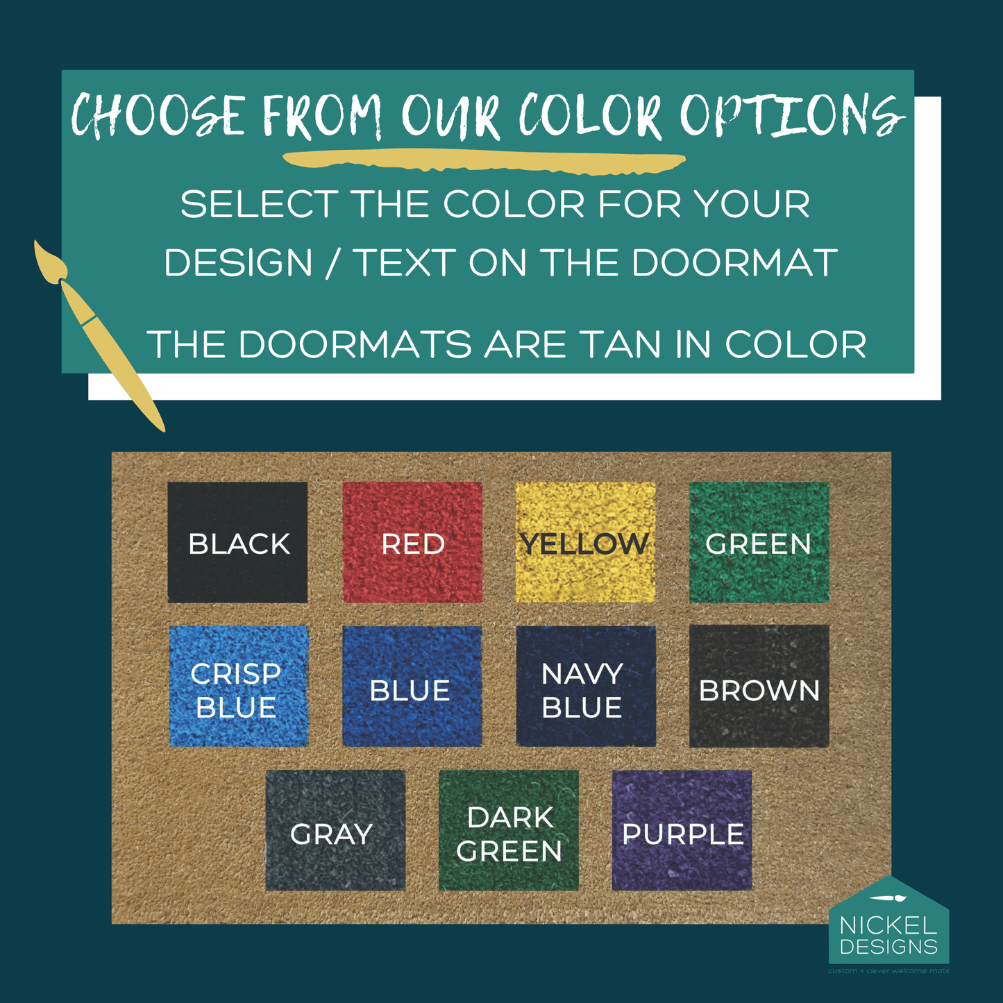 Modern Stripes Boho Outdoor Doormat