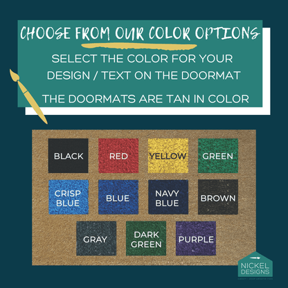 Modern Stripes Boho Outdoor Doormat