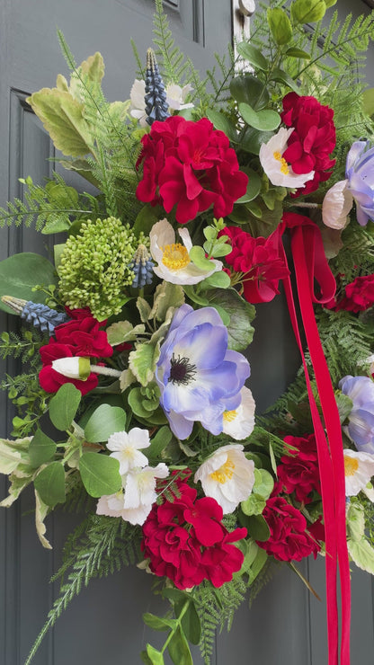 Americana Garden Wreath
