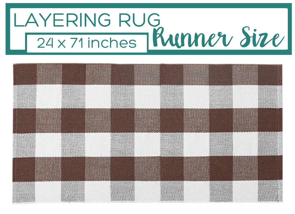 Brown Buffalo Plaid Accent Rug