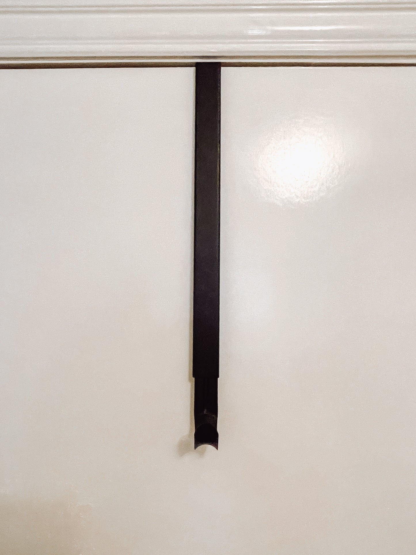 Matte Black Adjustable Wreath Hanger | Over the Door Hanger