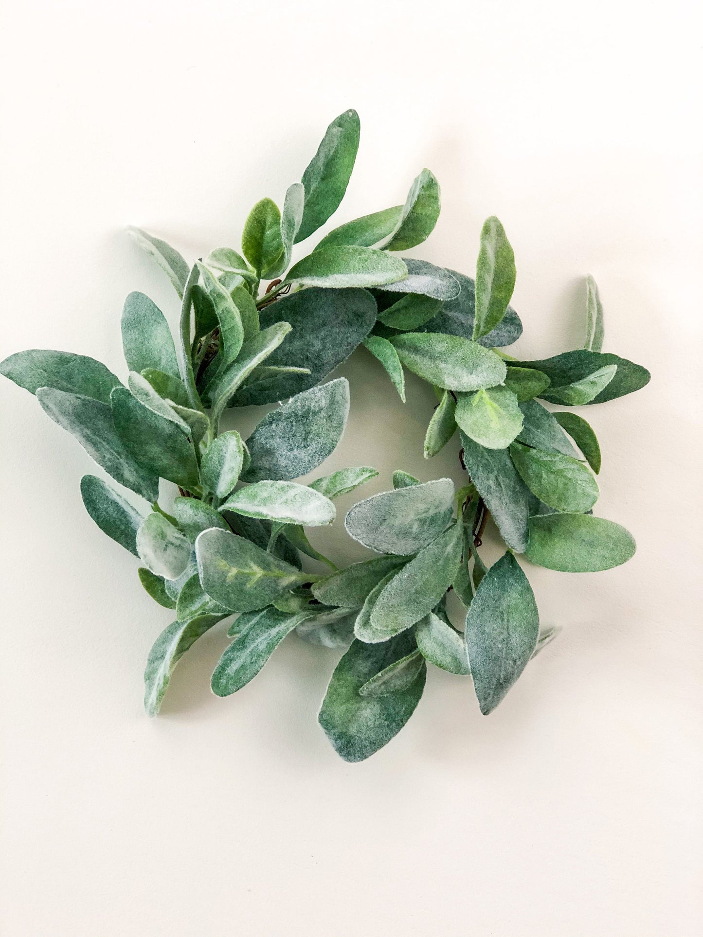 Hook It Up | Add-On for Mini Lambs Ear Wreaths | Clear Command Hook for Small Indoor Wreaths